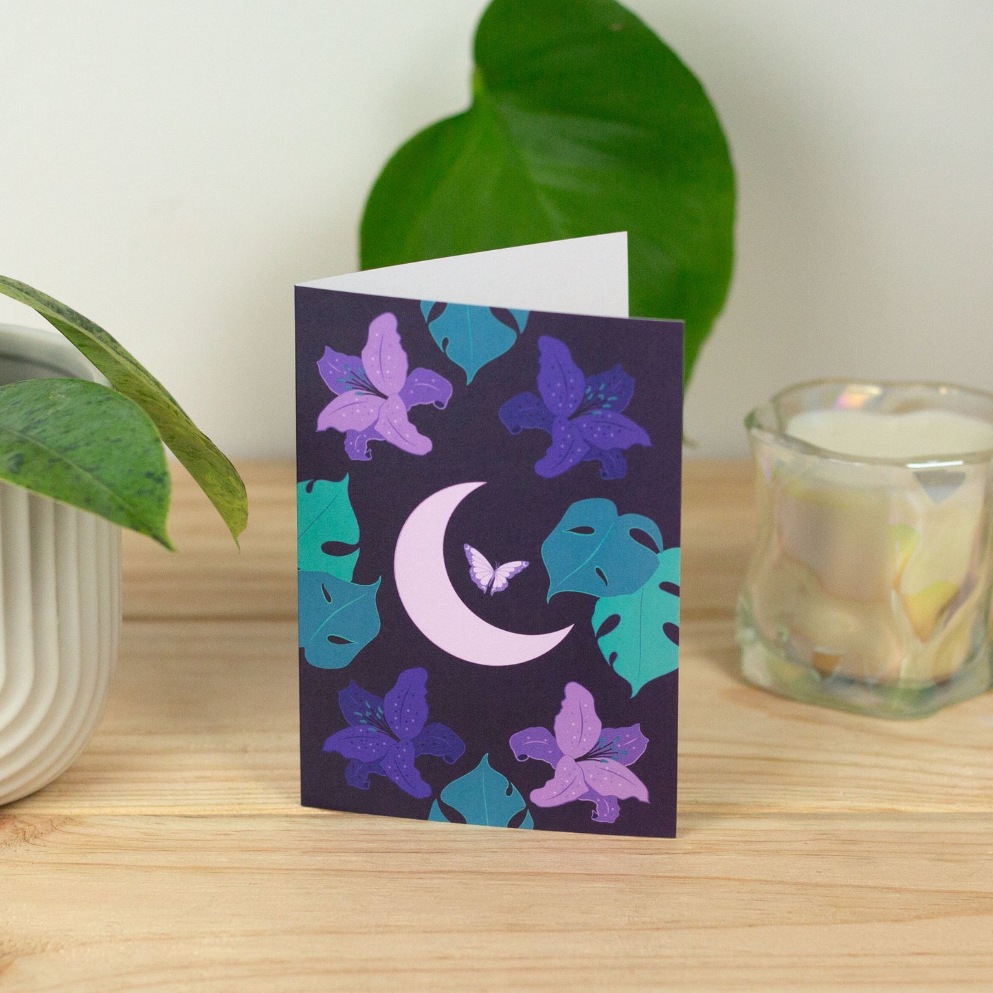 Midnight Serenity Greeting Card