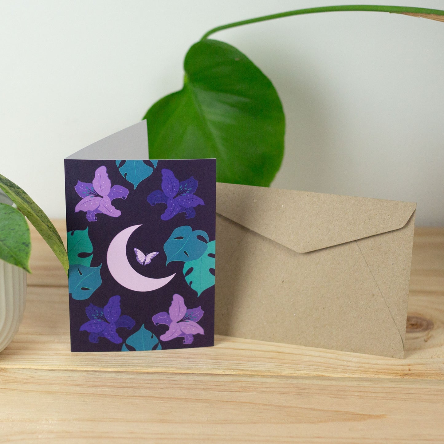 Midnight Serenity Greeting Card