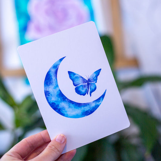 Butterfly Moon Postcard